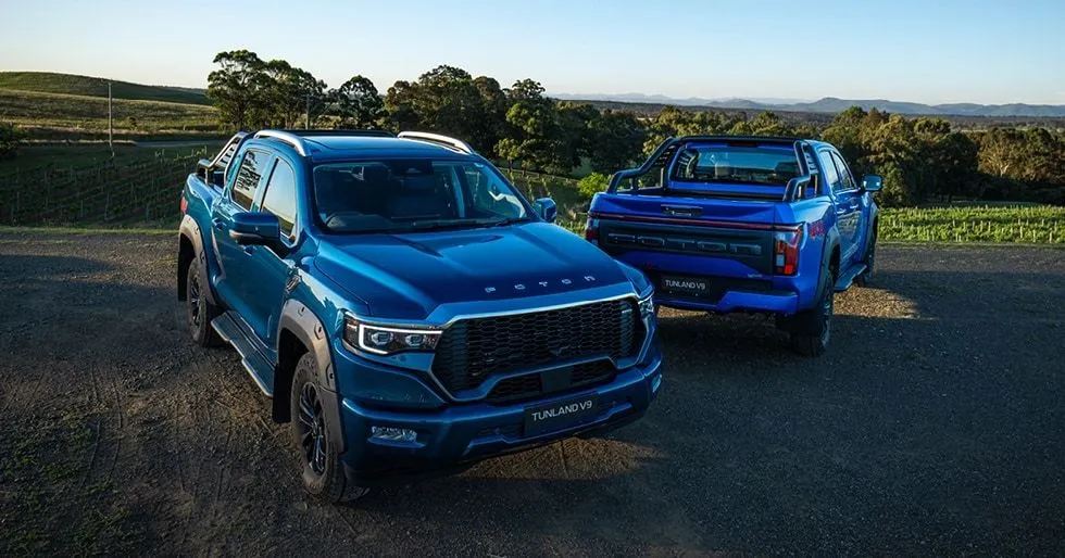 Foton Tunland V9 Ultra vue latérale extérieure
