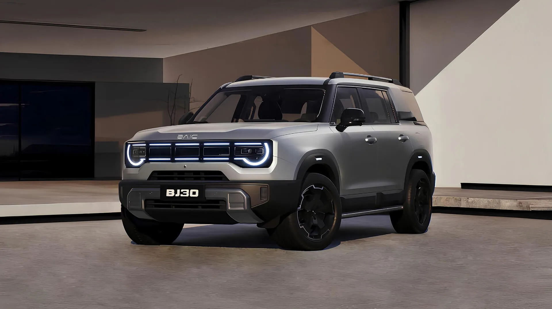 BAIC BJ30 Hybrid rear exterior view