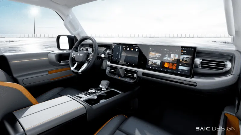 BAIC BJ40 interior